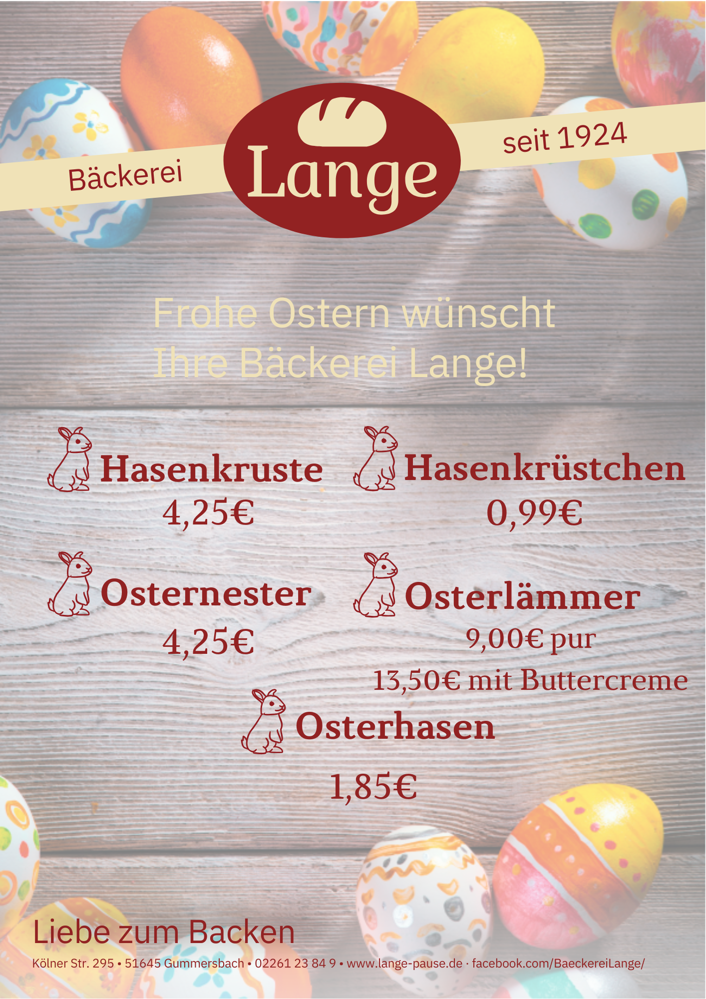 Unsere Osterangebote
